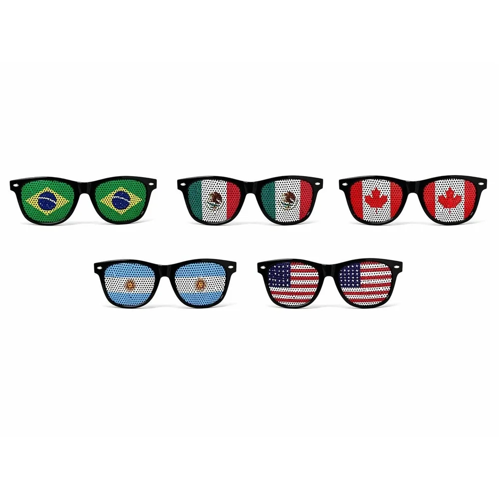 Argentina Flag Sunglasses Unisex One‎ Size Multicolor New Perforated Fan Gear